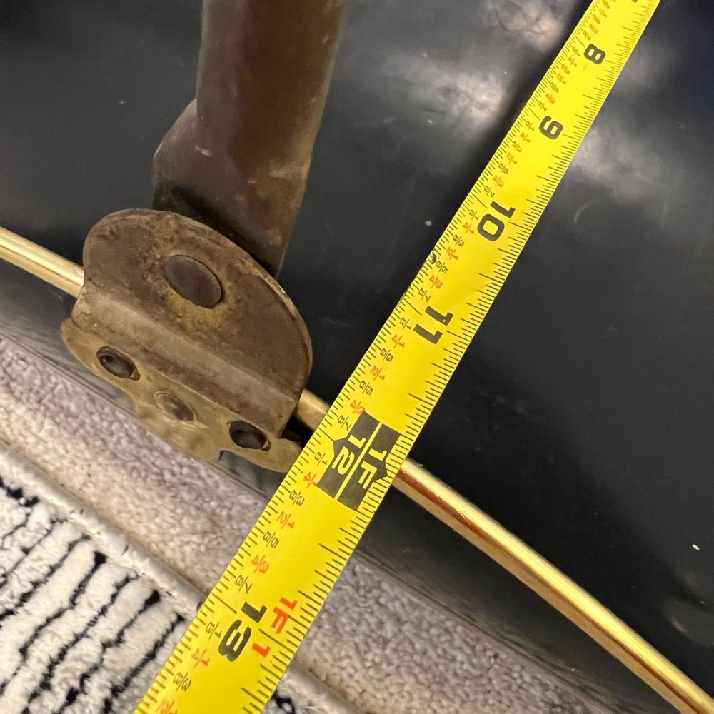 Brass and Black Lacquered Brass Log Holder - Picture 10 of 15